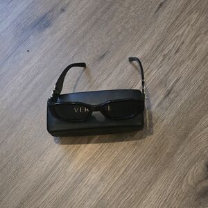 Versace Black Sunglasses with Case